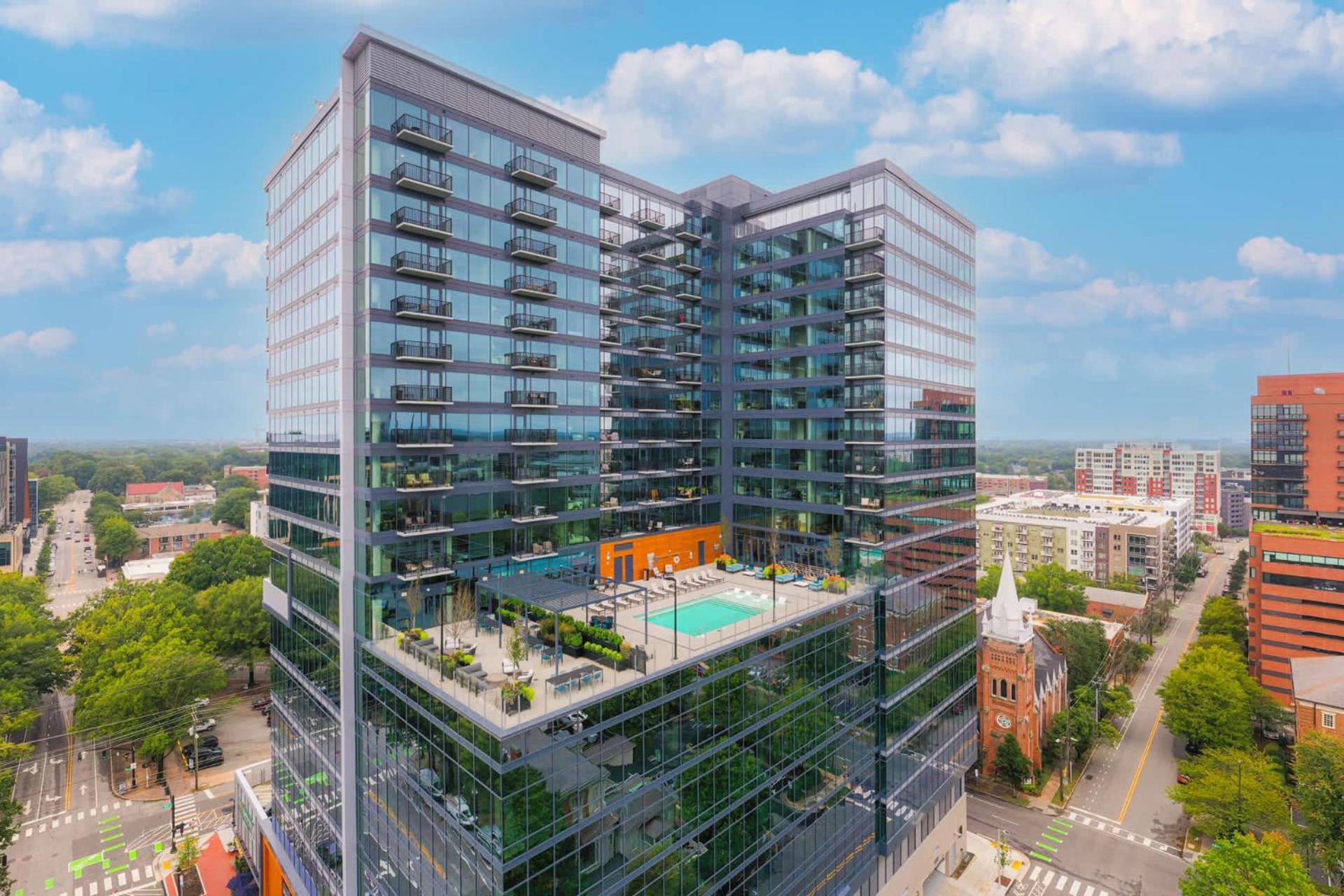 High-Rise Apt Raleigh Free Parking & Sunset View 1 Εξωτερικό φωτογραφία