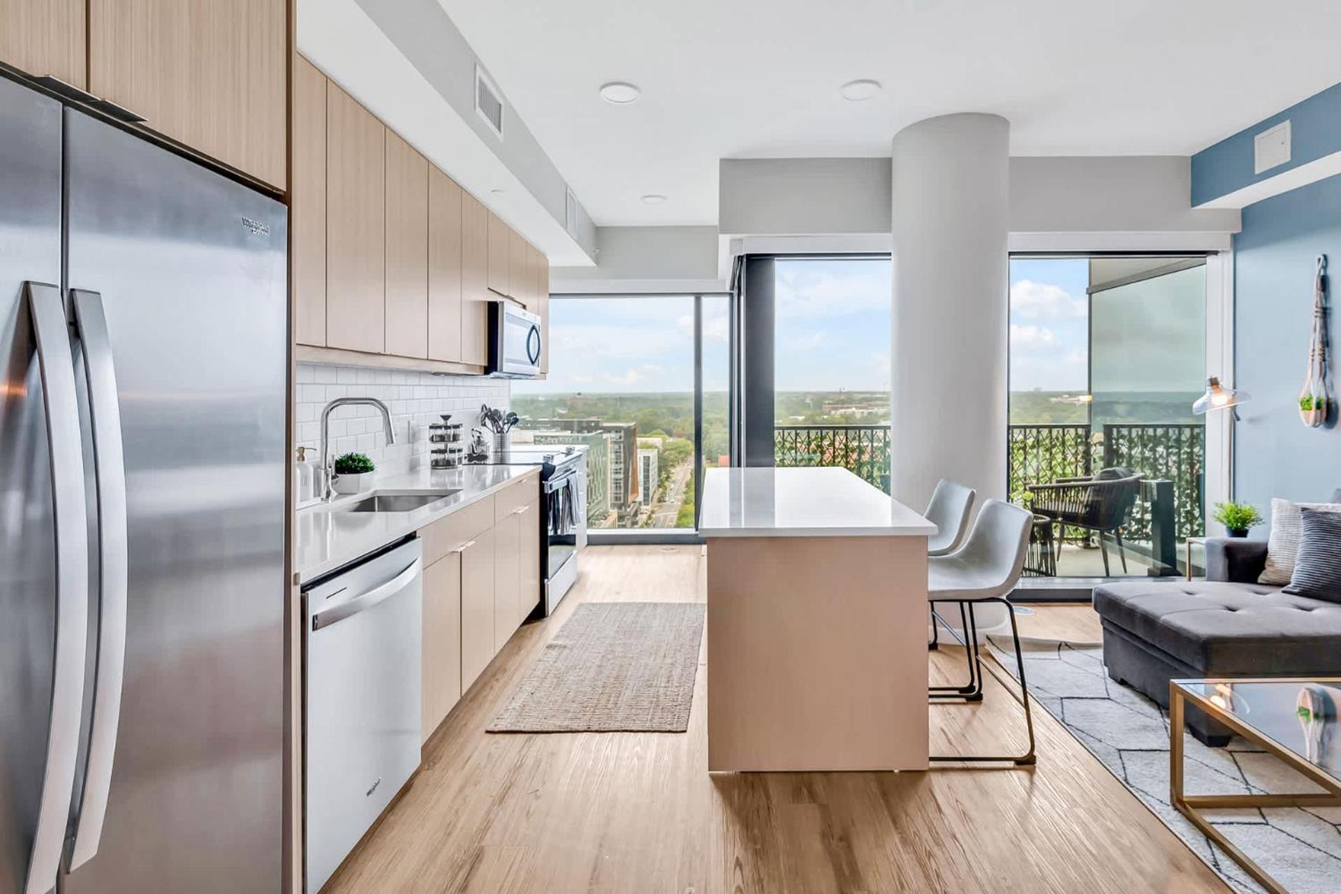 High-Rise Apt Raleigh Free Parking & Sunset View 1 Εξωτερικό φωτογραφία